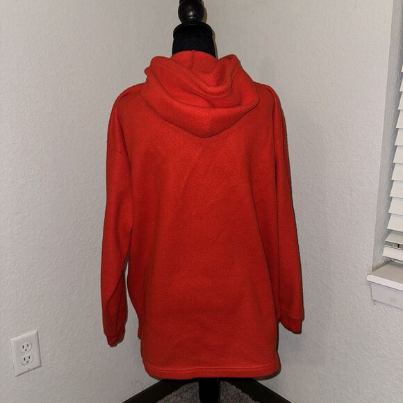 Vtg Pro Edge Hoodie Adult Large Red Detroit Red Wings NHL Hockey Sport Fleece - Picture 2 of 7